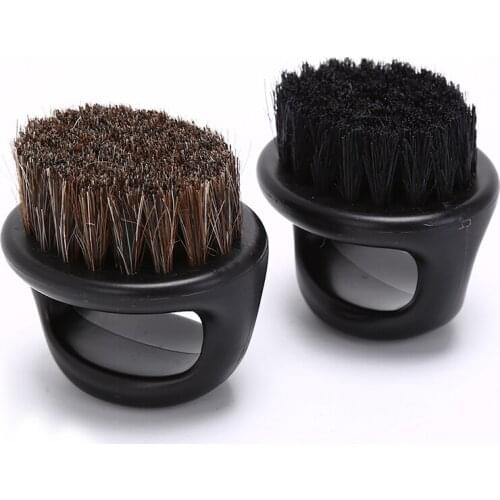 1Pc Mens Shaving Brush Barber Salon Horse Hair Facial Beard Cleaning Appliance Shave Tool Razor Brush with Handle for Men