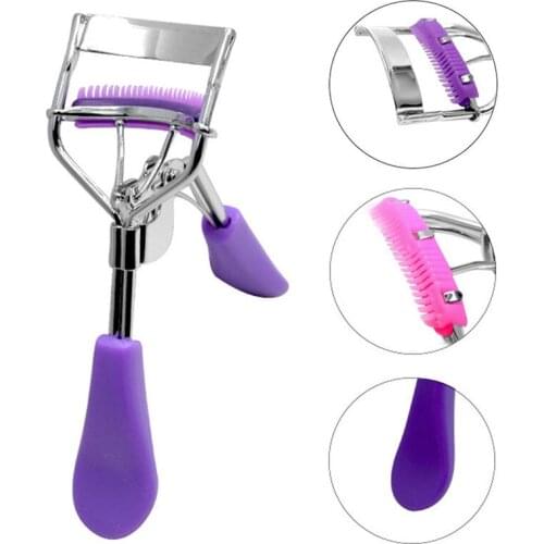 1PC Comb Eyelash Curler Professional Eyelash Curler Folding False Eyelashes Auxiliary Eyelash Curling Clip Small Makeup Tools