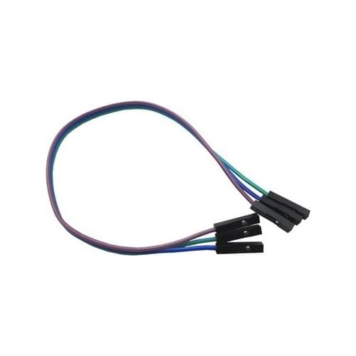 100Pcs 30cm 3P AWG26 2.54mm Pitch DuPont Wire Array With Double 1P-1P Housing Female to Female, Male to Female, Male to Male