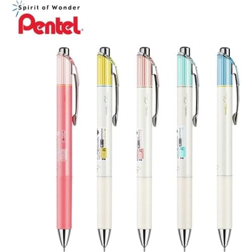 3pcs Pentel BLN75 Quick-drying Limited Stripe Type Press Gel Pen Student Exam Black Color Pen 0.5mm