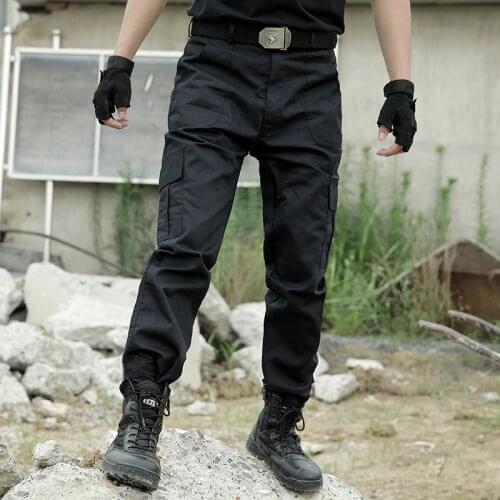 Tactical Military Pants Outdoor Polyester Army Fans Pant SWAT Combat Training Pants Hiking Straight Trousers Cargo Working Pant