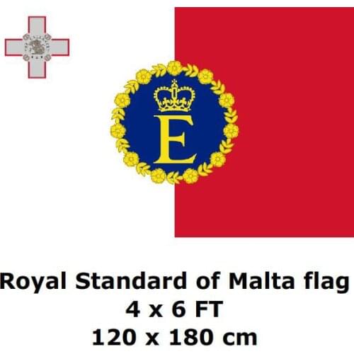 Royal Standard of Malta flag 120 x 180 cm 100D Polyester Large Imperial Maltese Flags And Banners National Flag Country Banner