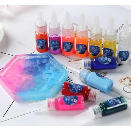 10ml Snow Flour Dyeing Fine Rendering Diffusion DIY Crystal Epoxy Mold Art Dye Pigment