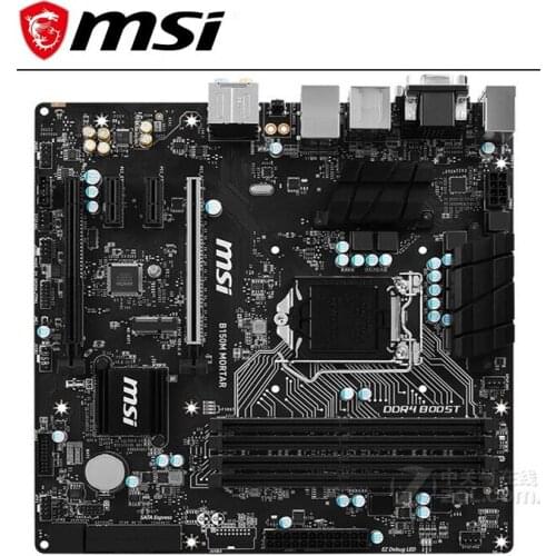 For MSI B150M MORTAR Motherboard LGA 1151 DDR4 For Intel B150 150M Desktop Mainboard SATA III USB3.0 PCI-E X16 3.0 Used