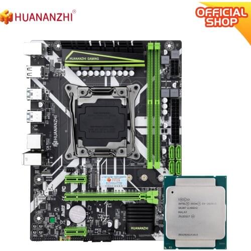 HUANANZHI X99 8M X99 Motherboard with Intel XEON E5 2620 v3 combo kit set LGA2011-3 All Series NON-ECC memory NVME SATA USB3.0