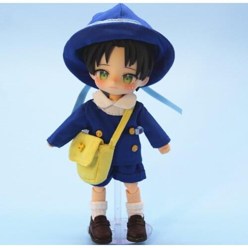HOUZIWA New OB11Doll Clothes Kindergarten 1/12 GSC Doll Suit
