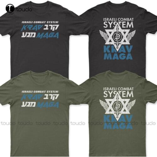 New Israeli Combat System Krav Maga T-Shirt Custom Tshirt Cotton Tee Shirts S-5Xl
