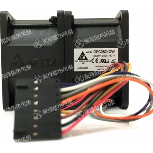 New and original in GFC0624DW 24 v 2.00 A 6 cm 6076 frequency converter cooling fan violence