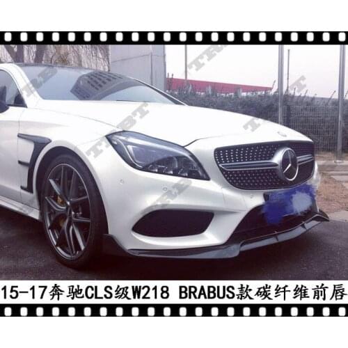 Suitable for Trbt Benz Cls260 Carbon Fiber Lip Cls320 Front Chin Cls400 Yicai Version W218 Modification