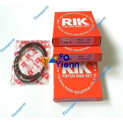 For Kubota D1463 Piston Ring 82mm For Kubota GL221 GL240 GL241 Tractors D1463LN D1463NN Diesel Engine Parts