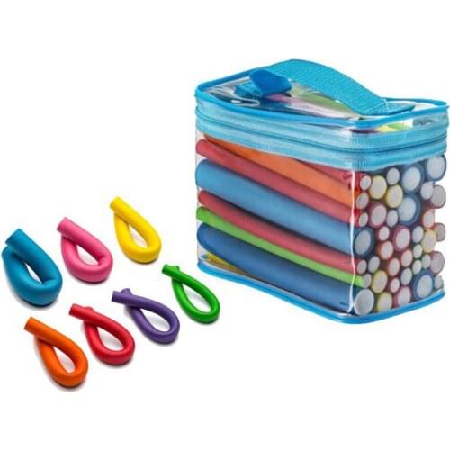 42Pcs Hair Rollers Mixed Size DIY Hair Rollers Curlers Sticks Flexible Tools With Storage Bag Hairdressing Styling Accessories