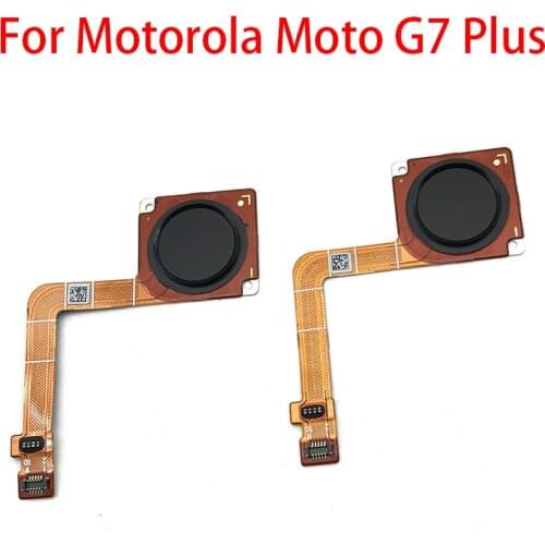 Fingerprint Sensor Home Return Key Menu Button Flex Ribbon Cable For Motorola Moto G7 Plus G8 Power Replacement Parts