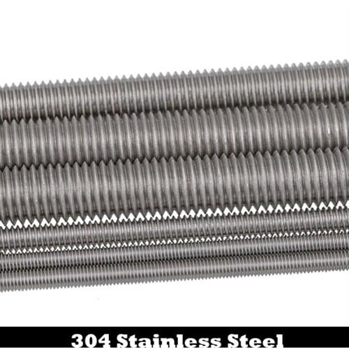 M14 M16 M18 M14*250 M14x250 M16*250 M16x250 M18*250 M18x250 304 Stainless Steel DIN975 Bolt Full Metric Thread Bar Studding Rod
