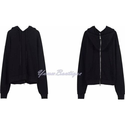 Darkshadow Full Zipper to the Hood Hoodie / Oversized Fit Kangaroo Pocket/ Kanye FOG Hoodie