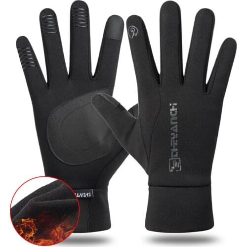 Lengthen The Wrist Cycling Gloves Full Finger Mens Mtb Glove Keep Warm For Bike Unisex Waterproof Bicycle Gloves Winter