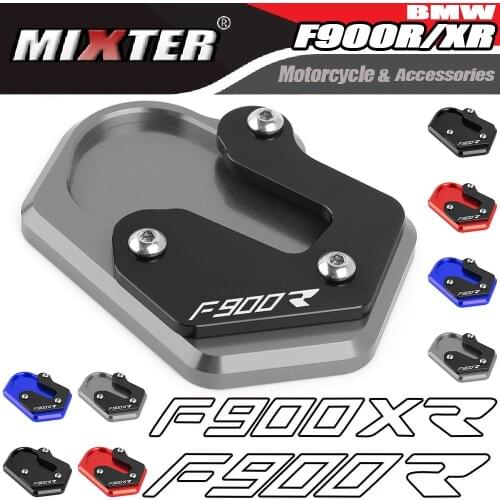 Motorcycle Enlarge Plate Side Stand Enlarger Kickstand Extension Pad Flat Foot Fit For BMW F900R F900XR F900-XR F900-R 2020 2021