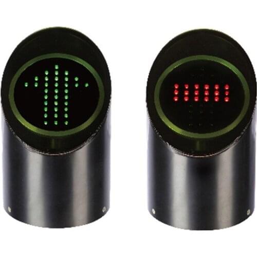 YK-LED-02(BLACK) Escalator Running Indicator (Black) 1 Pack=2 pieces