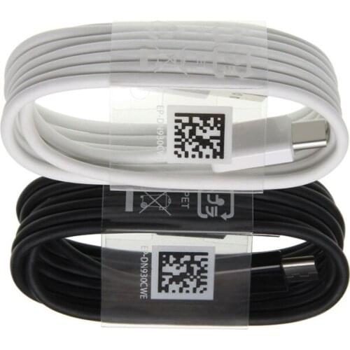 1.2m Type C USB Fast Charging Data Sync Cable for Samsung S8 S9 USB-C Mobile Phone Charger Wire For Xiaomi mi9 Huawei Mate 20