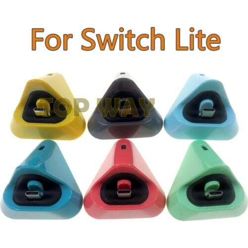 1PCS Portable Carry Charging Dock Station Base With Type-C Port Mini Stable Triangle Charger For Nintendo Switch Lite