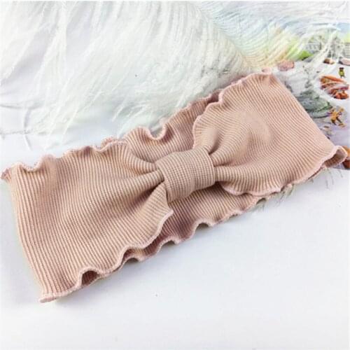 10pcs 2018 New Women Fashion Twisted Wave bowknot Headbands Turban Elastic Hairbands Bandage Knot Twist Headband