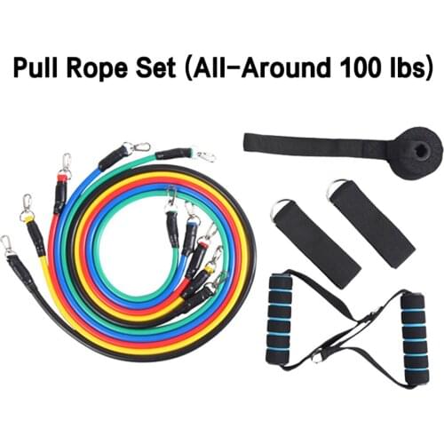 11pcs/Set Elastic Bands Pull Rope for Home Gym Equipment Workout Fitness Exercise Resistance Training Accessories YS-BUY