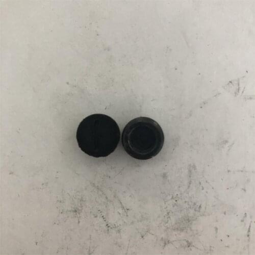 2 Pcs 11mm 0.43" Diameter Carbon Brush Plastic Screw Cap LF1