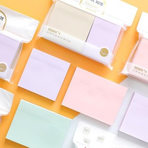 400 Sheets Cute Candy N times Sticky Memo Pads Note Paper Sheets Daily To Do It Planner Notepad Study Work School Stationery