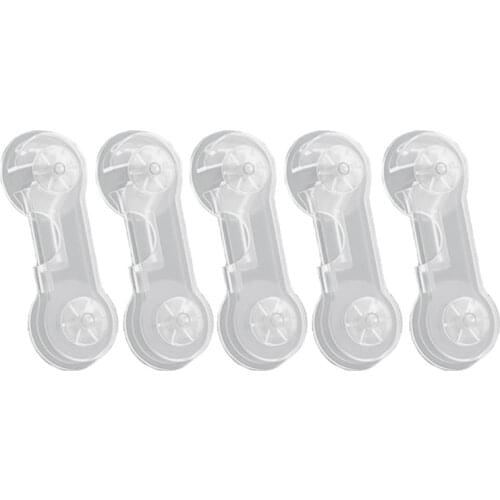 5/10 Child Safety Cabinet Lock Baby Anti-theft Protector To Prevent Babies From Opening The Door At Will Plastic Safety