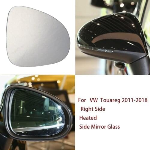 Side Wing Mirror Rearview Mirror Glass Heated for Touareg 2011 2012 2013 2014 2015 2016 2017 2018