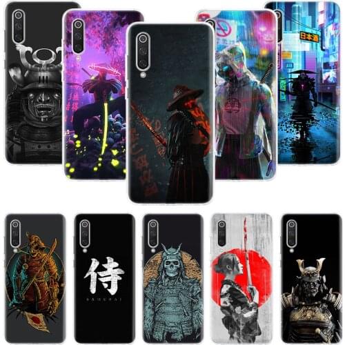 Samurai Japanese Art Phone Case For Xiaomi Redmi Note 10 9 8 Pro 9S 8 8T 7 6 5 6A 7A 8A 9A 9C 4X S2 K20 K30 Art Cover Coque