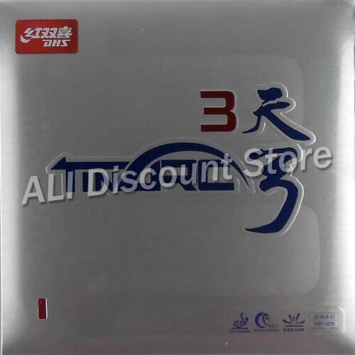 DHS TinArc 3 Pips-in Table Tennis PingPon) Rubber With Sponge