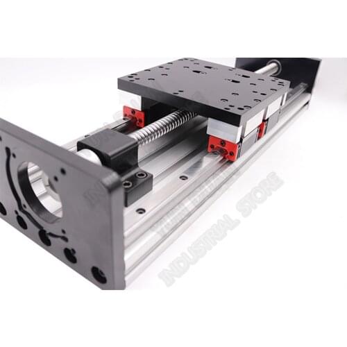 100MM~1000MM Double Guide Rail HGR20 Stroke Heavy Load Sliding Table 4PCS Slider 16 20mm Sliding Linear Module Ballscrew
