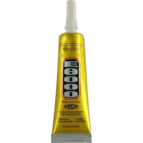 E8000 Clear Adhesive Sealant Glue for DIY Phone Border Diamond Clothes PAK55