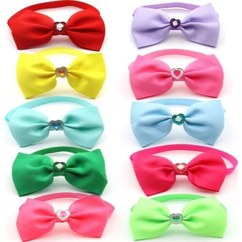 30/50 Pc Puppy Accessories Valentines Day Pets Dog Grooming Accessories Wedding Party Dogs Bow Ties Necktie Pet Product Dog Bow