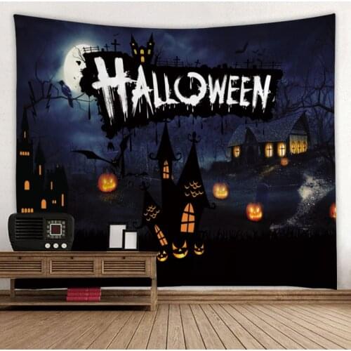 Halloween Tapestry Wall Hanging Bed Spread Beach Towel Table Cloth Yoga Mat Muebles de la Sala Christmas Decoration large size