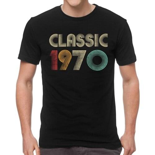 Retro Classic 1970 T Shirt Cotton Printing T-shirt Novelty Tshirt Short Sleeve Vintage 50th 50 Years Old Birthday Gift Tee Tops
