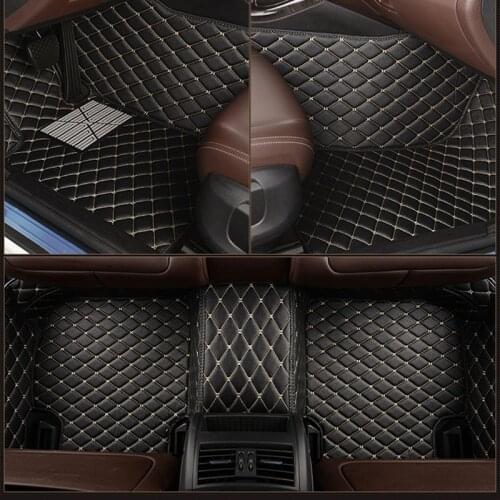 Leather Custom car floor mat for Mazda 6 gh 2 3 5 CX3 CX5 CX7 CX9 ATENZA MX-5 carpet car accessories