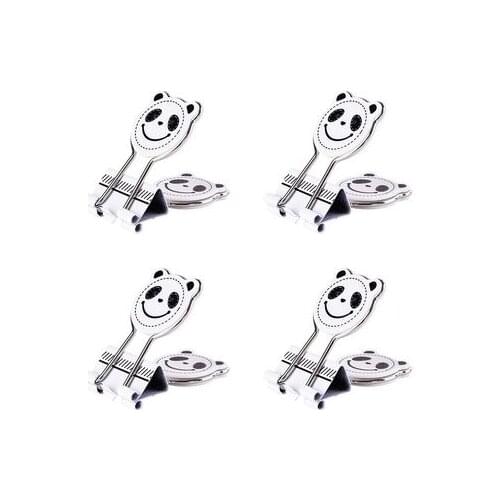 Deli 9416 Panda Metal Paper Clips Binder Clips Paper Clamps Bill Clip Multifunctional Swallow Tail Clip Ticket Clip Office 19mm