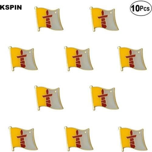 NUNAVUT Flag Lapel Pin Flag badge Brooch Pins Badges 10Pcs a Lot