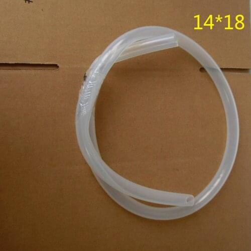 Kiger 14*18 transparent silicon rubber hose 5 meters free shipping