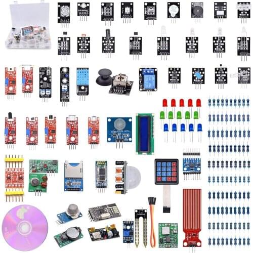Most Complete Ultimate Starter Kit 51 in 1 Sensors Modules Starter Kit