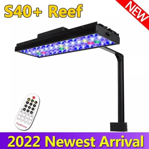Shannon40+ Aquarium led lighting marine led light saltwater aquarium lamps coral grow light full spectrum timer control lights