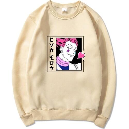 Kawaii Hunter X Hunter sweatshirt Fleece Warm Hoodie Men Women Japan Anime Harajuku Streetwear Pullover Long Sleeve Tops