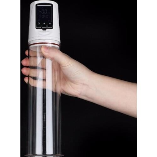 USB Rechargeable LED Automatic Penis Pump Penis Enlarger Male Enhancement Electric Extender Penis Enlargement Sex Toys for Men