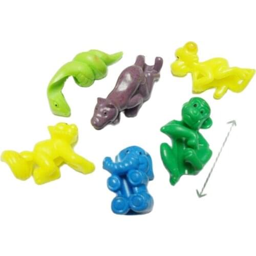 12 pc Animal Figure Pencil Top Topper E529 Party Favors Trooper Cup Cake 6 design GIFT Pinata BAG Birthday Party Favours NOVELTY