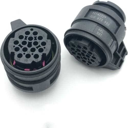 16Pin Car ODE/OBH transmission double clutch automatic wave box Valve body harness plug connector for Volkswagen