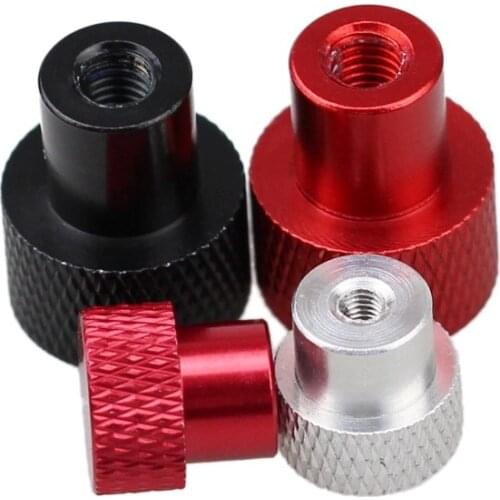 50PCS/lot High Quality M3 M4 Colourful Anodized Aluminum Alloy knurled hand nuts