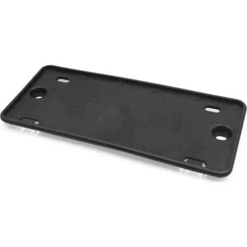 Uxcell a17080700ux0431 Black Plastic Motorcycle Front License Plate Bracket Frame 22.5cm x 10.2cm