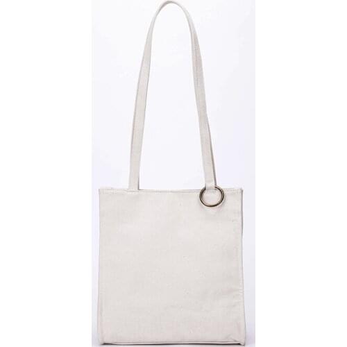 Japanese literature and art lazy simple Hugh canvas shopping bag shoulder bag female