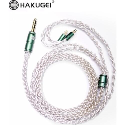 Litz silver-plated 7N single crystal copper mmcx/0.78/QDC/ie80 headphone cable 3.5/2.5/4.4 balanced 1024core